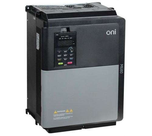 Преобразователь частоты M680 380В, 3Ф 22 - 30 kW 44-57А серии ONI  M680-33E22-30TIP20  ONI