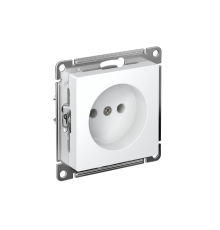 AtlasDesign Белый Розетка без заземления без шторок, 16А, механизм, быстрозажимные клеммы  ATN000141S  SE