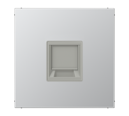 Плата (фиксация защёлкиванием) для одного модуля; металл; алюминий  AL1969-15WE  Jung