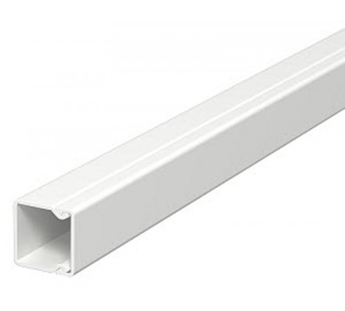 Мини-канал WDK с крышкой 20x20x2000 мм (высота борта 17 мм, крышка 17 мм) ПВХ светло-серый RAL 7035  6025102  OBO Bettermann