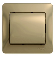 Glossa Титан Выключатель 1-клавишный, сх.1, 10АХ (в сборе с рамкой)  GSL000412  SE