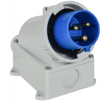Вилка стационарная ССИ-5232 32А-6ч 220В 2P+PE IP67  PSR51-032-3-0-67  IEK