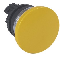 Кнопка с пружинным возвратом  40 - Osmoz - для комплектации - с грибовидным толкателем - без подсветки - жёлтый  023837  Legrand