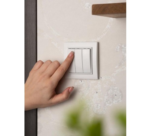 Минск Выключатель 3-клавишный СП,10А, белый EKF Basic  ERV10-024-10  EKF