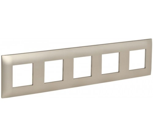 SKANDY Рамка 5-местная SK-F05Sh шампань  SK-M52-K37  IEK