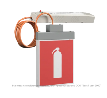 Указатель аварийный светодиодный RADEM BS-73-S1-INEXI2 Серый 4,6Вт 3ч постоянный накладной IP40  a15533  Белый свет