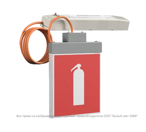 Указатель аварийный светодиодный RADEM BS-73-S1-INEXI2 Серый 4,6Вт 3ч постоянный накладной IP40  a15533  Белый свет