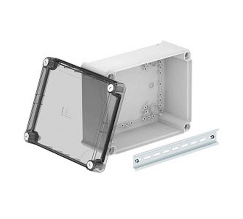 Коробка распределительная T250, 240x190x95 мм, сплош. стенка, выс. прозрач. крышка (T 250 OE HD TR)  2007776  OBO Bettermann