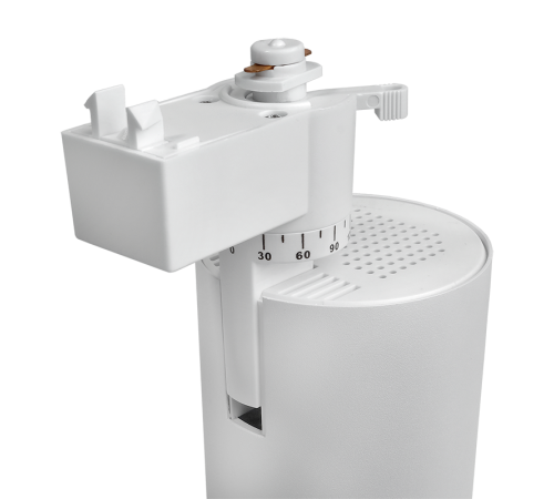 Светильник светодиодный трековый однофазный PTR 0728 ZOOM 28w 3000K 15-60° WH (белый) IP40  .5034341  JAZZWAY