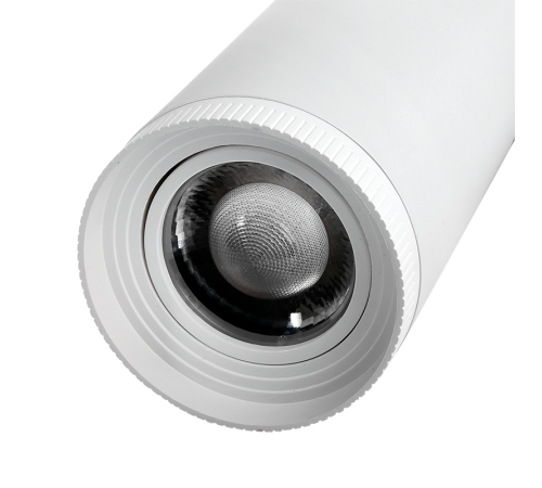 Светильник светодиодный трековый однофазный PTR 0728 ZOOM 28w 3000K 15-60° WH (белый) IP40  .5034341  JAZZWAY
