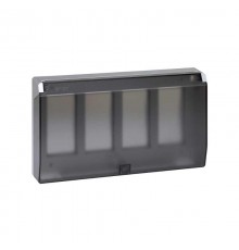 Simon CIMA 500 Рамка с суппортами с крышкой на 4модуля 500CIMA, 164х50х284мм, алюминий  51040104-033  Simon