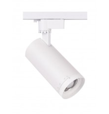 Светильник светодиодный трековый однофазный PTR 0728 ZOOM 28w 3000K 15-60° WH (белый) IP40  .5034341  JAZZWAY