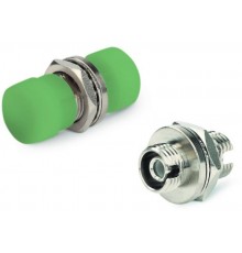 Адаптер проходной оптический FA-S00Z-FC/FC-N/GN-SL FC-FC, SM, simplex, корпус металл, зеленые колпачки  242815  Hyperline