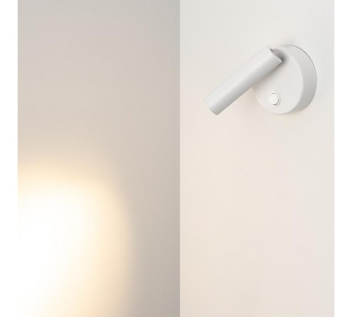 Светильник SP-BED-R90-3W Warm3000 (WH, 20 deg, 230V) (Arlight, IP20 Металл, 3 года)  031393  Arlight