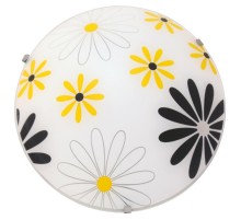 Светильник "Колорика Арин" 250 НПБ 01-60-130 М15 проз.пес.3 цв. бел.кор.жел /кл.штамп металлик  1005404769  Элетех