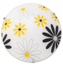 Светильник "Колорика Арин" 250 НПБ 01-60-130 М15 проз.пес.3 цв. бел.кор.жел /кл.штамп металлик  1005404769  Элетех