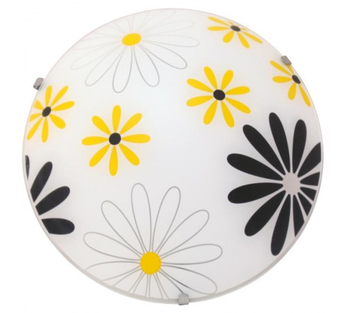 Светильник "Колорика Арин" 250 НПБ 01-60-130 М15 проз.пес.3 цв. бел.кор.жел /кл.штамп металлик  1005404769  Элетех