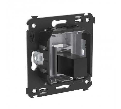 HDMI розетка одинарная в стену, тип А-А, "Avanti", "Закаленная сталь"  4404253  DKC