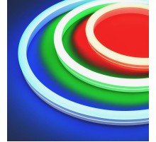 Лента светодиодная герметичная MOONLIGHT-5000S-SIDE-5060-84-24V RGB (12х24mm, 12W, IP68) (arlight, 12 Вт/м, IP68)  029800  Arlight