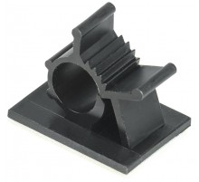 Клипса самоклеящаяся КС-10 черная (24 шт)  UHP40-D10-K02  IEK