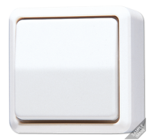 Выключатель перекрестный для накладного монтажа 607A Jung