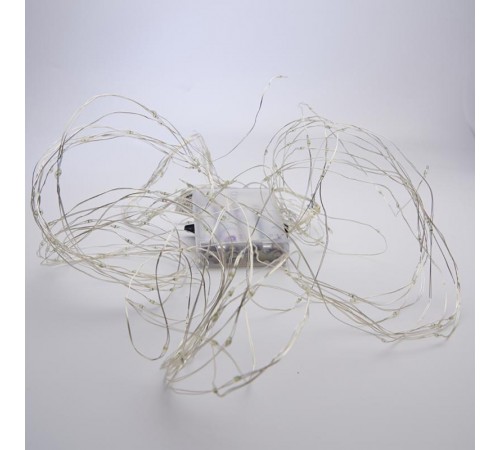 Гирлянда на елку, 200 диодов  теплый белый, CL53   10 веток* 20 лампочек, 2м + 1м шнур, IP20  32985  FERON