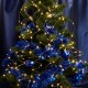 Гирлянда на елку, 200 диодов  теплый белый, CL53   10 веток* 20 лампочек, 2м + 1м шнур, IP20  32985  FERON