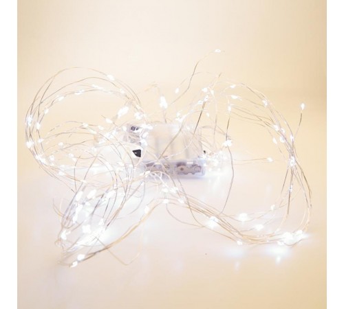 Гирлянда на елку, 200 диодов  теплый белый, CL53   10 веток* 20 лампочек, 2м + 1м шнур, IP20  32985  FERON
