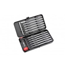 Отвертка c регулировкой крутящего момента Серия Nm 3,0-5,4 с набором насадок 12 шт в кейсе plus/minus  10099816  Felo