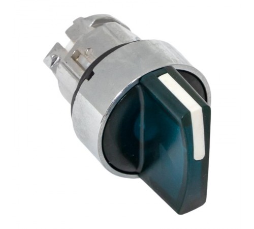 Исполнительный механизм переключателя ХB4 синий на 2 положения возвратный без фиксации, без подсветки с короткой ручкой EKF PROxima   XB4BD2L-B   EK