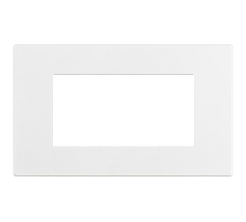 AXOLUTE Air рамка,итальянская модульность, 4 модуля, Матовый белый  HW4804AW  Legrand