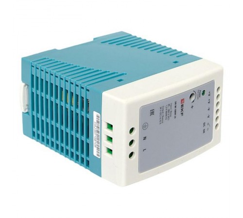 Блок питания на дин рейку 100Вт,Uвх ~ 220 В AC m, Uвых - 24 В DC постоянного тока DR-M-100W-24 EKF