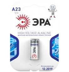 Батарейка щелочная (алкалиновая)  A23-1BL (40/160/15360) (23A)   C0038449  ЭРА