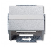 Плата центр. (корпус) с суппортом для комм. разъёмов и цоколей DCS, серия solo/future, цвет серебр.-алюм.  1724-0-4263   2CKA001724A4263  ABB