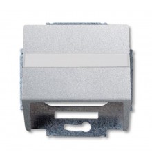 Плата центр. (корпус) с суппортом для комм. разъёмов и цоколей DCS, серия solo/future, цвет серебр.-алюм.  1724-0-4263   2CKA001724A4263  ABB
