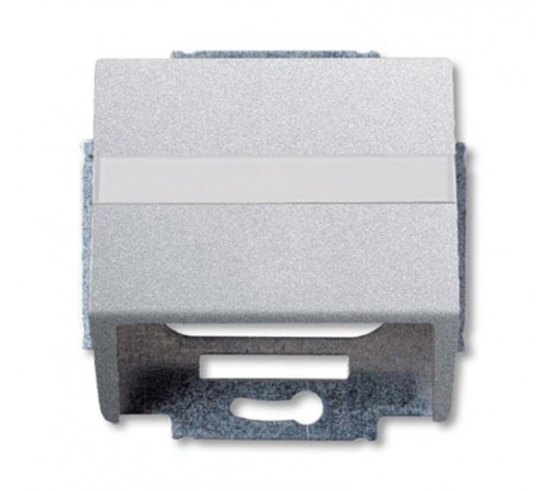 Плата центр. (корпус) с суппортом для комм. разъёмов и цоколей DCS, серия solo/future, цвет серебр.-алюм.  1724-0-4263   2CKA001724A4263  ABB