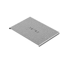 Крышка к повороту вертикальному вниз к лотку 150х50, толщ. 1,0 мм, Сендзимир цинк, 022505  КПВН-150х50-1,0-СЦ   Ostec