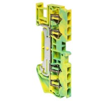 Колодка клеммная пружинная JXB-ST-2.5 4 вывода земля EKF PROxima  plc-jxb-st-2.5-4-pen  EKF