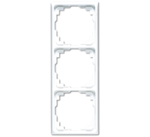 Рамка для инсталляции в кабельных каналах, 3-кратная; белая  CD583KWW  Jung