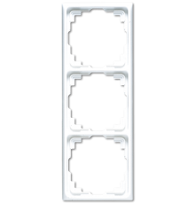 Рамка для инсталляции в кабельных каналах, 3-кратная; белая  CD583KWW  Jung