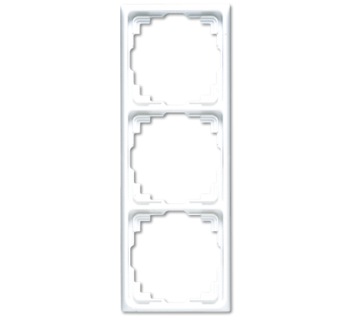 Рамка для инсталляции в кабельных каналах, 3-кратная; белая  CD583KWW  Jung