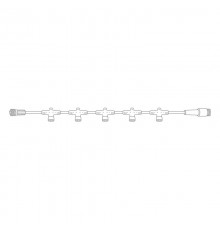 Разветвитель - шина для уличных гирлянд Professional (1 вход, 20 выходов), белый ПВХ  315-407  NEON-NIGHT