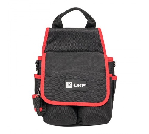Сумка монтажника поясная с крышкой и ремнем С-14 EKF Professional  C-14  EKF