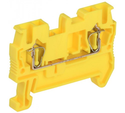 Клемма пружинная КПИ 2в-2,5 31А желтая   YZN11-002-K05  IEK 