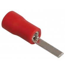 Наконечник плоский штыревой НпИш 0,5-1,5 красный (100шт)   UNL30-L21-A10  IEK