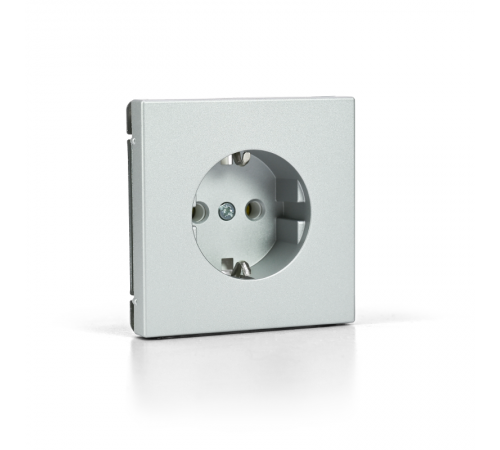 ArtGallery Алюминий Розетка с заземлением, 16А, механизм, быстрозажим. клем.  GAL000343S  SE