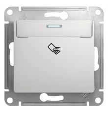 Glossa Алюминий Выключатель карточный, сх.6  GSL000369  SE