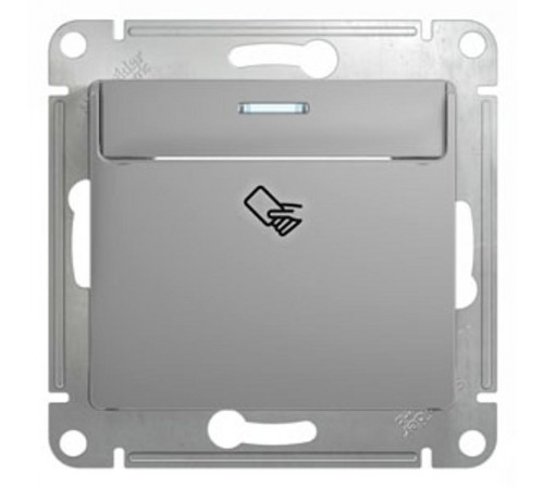 Glossa Алюминий Выключатель карточный, сх.6  GSL000369  SE