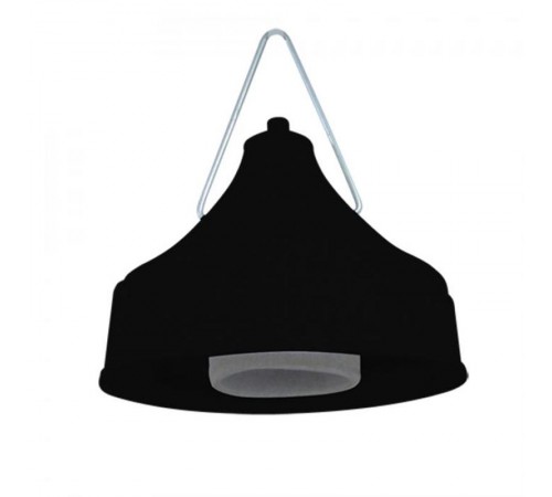 Арматура для светпильника НСП 03-60 пластик черный без стекла подвес  1005550237  Элетех