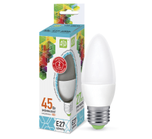 Лампа светодиодная LED-СВЕЧА-standard 5Вт 230В Е27 4000К 450Лм  4690612003917  ASD